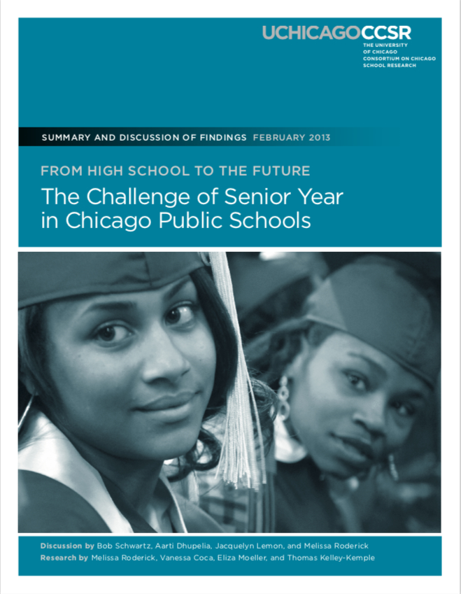 FROM HIGH SCHOOL TO THE FUTURE The Challenge of Senior Year in Chicago Public Schools - Supplemental Year 6