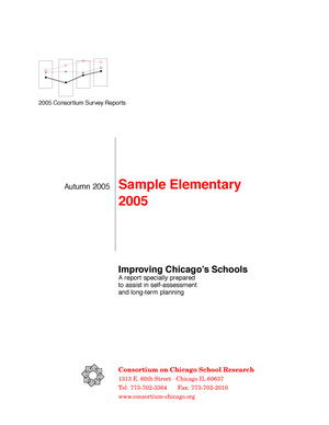 Improving Chicago's Schools: Sample Elementary Summary 2005