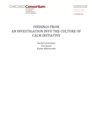 Findings from an Investigation into the Culture of Calm Initiative