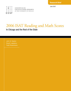 2006 ISAT Reading and Math Scores in Chicago and the Rest of the State