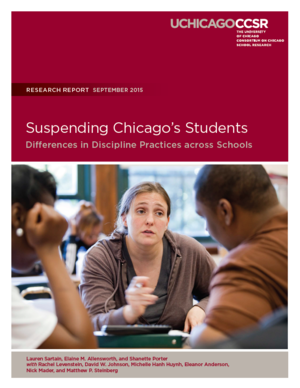 Suspending Chicago's Students: Differences in Discipline Practices Across Schools