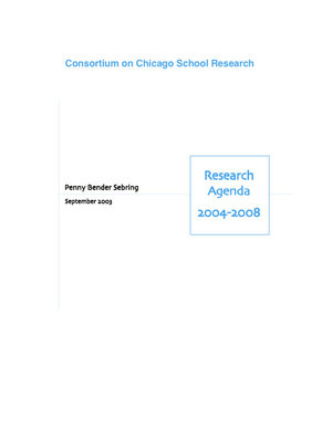 Research Agenda 2004–2008