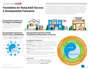 Foundations for Young Adult Success: Infographic