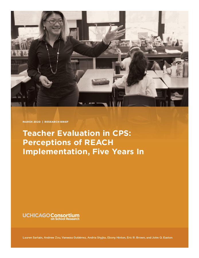 Teacher Evaluation in CPS: Perceptions of REACH Implementation, Five Years In
