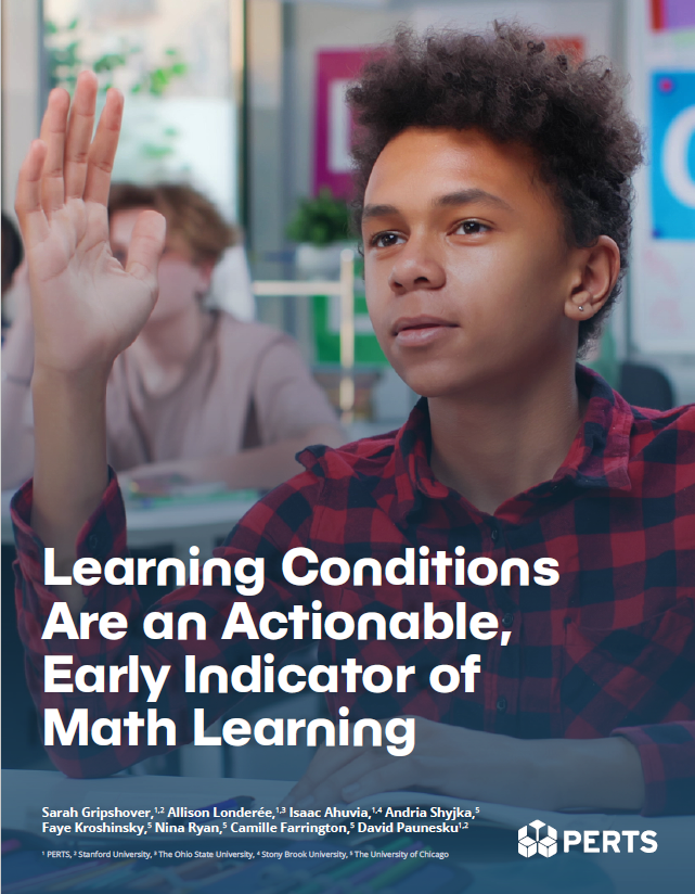 Learning Conditions Are an Actionable, Early Indicator of Math Learning