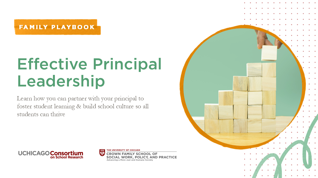 Family Playbook: Effective Principal Leadership